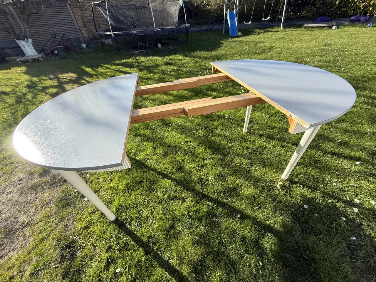 Billede 4 - Retro Rundt spisebord m/2 plader