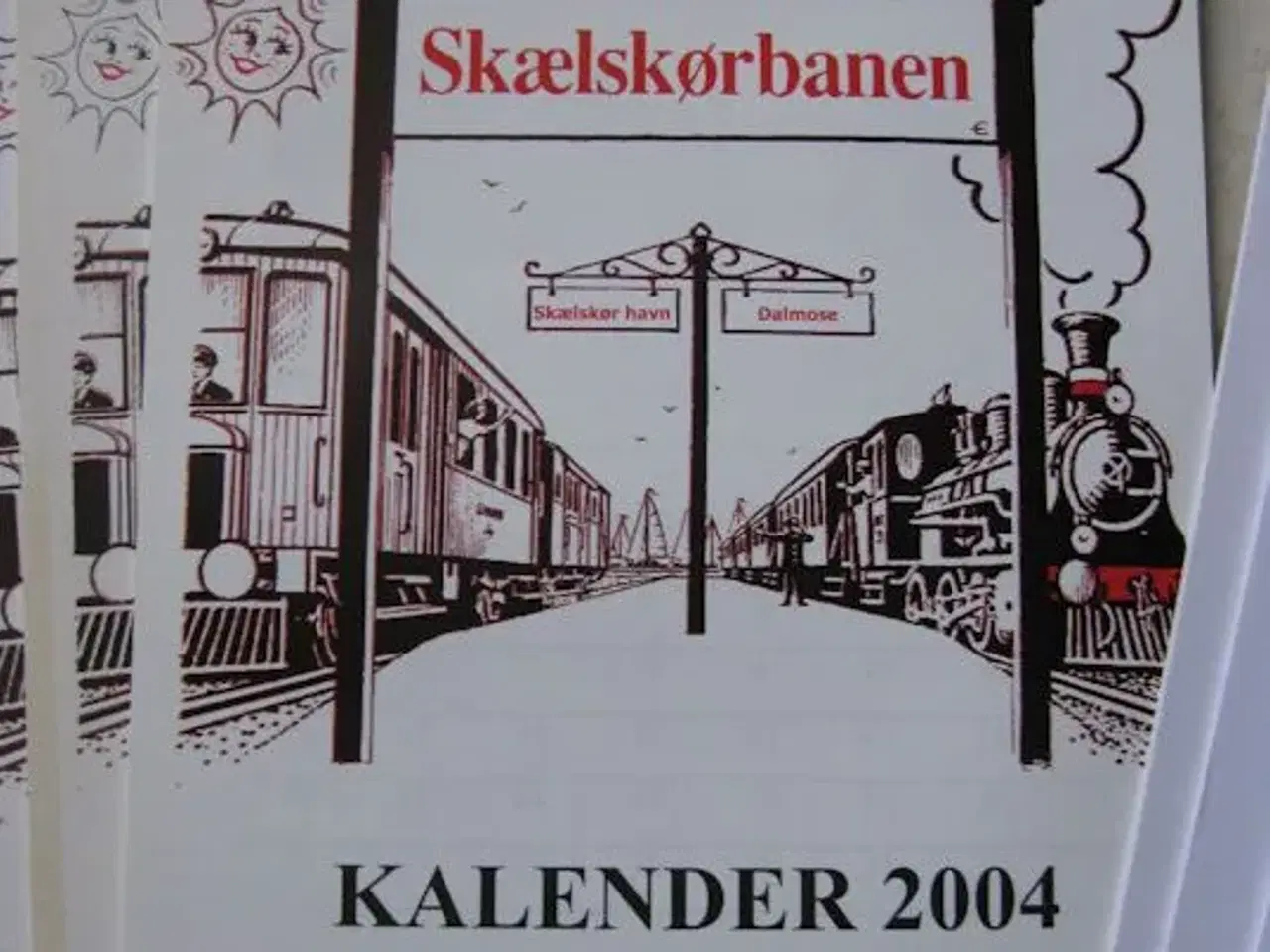 Billede 2 - 17 Jernbane Kalender Skælskørbanen