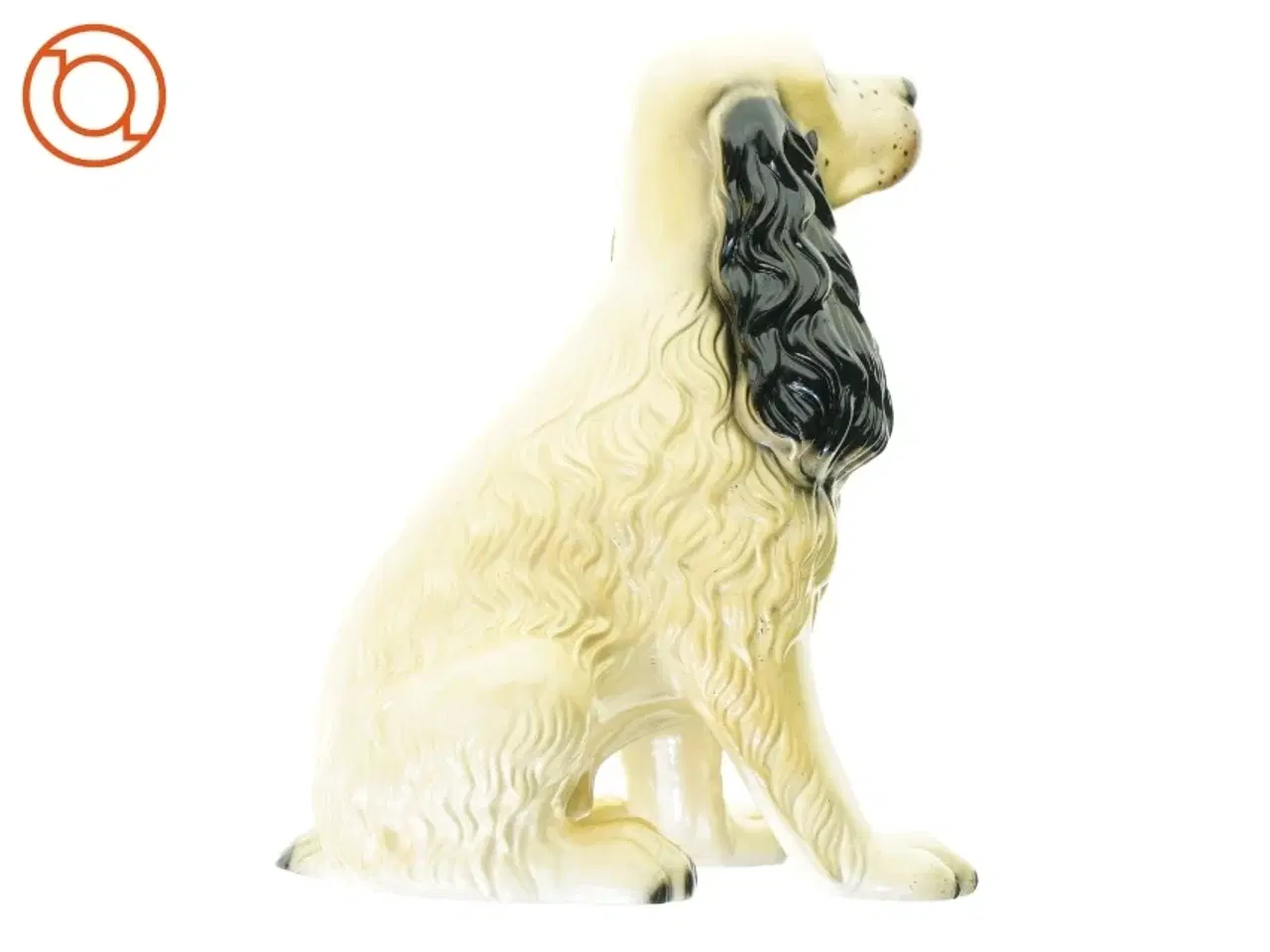 Billede 4 - Ældre Vintage Keramik Cocker Spaniel Hundefigur (str. 40 x 20 x 30 cm)