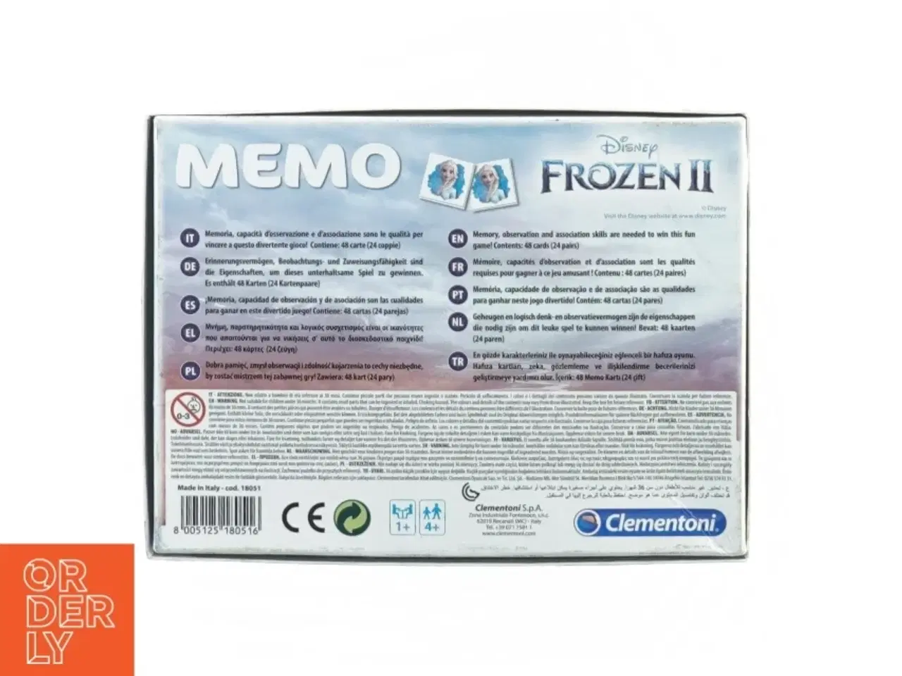 Billede 4 - Memo, FROZEN II fra Clementoni (str. 20 x 15 cm)