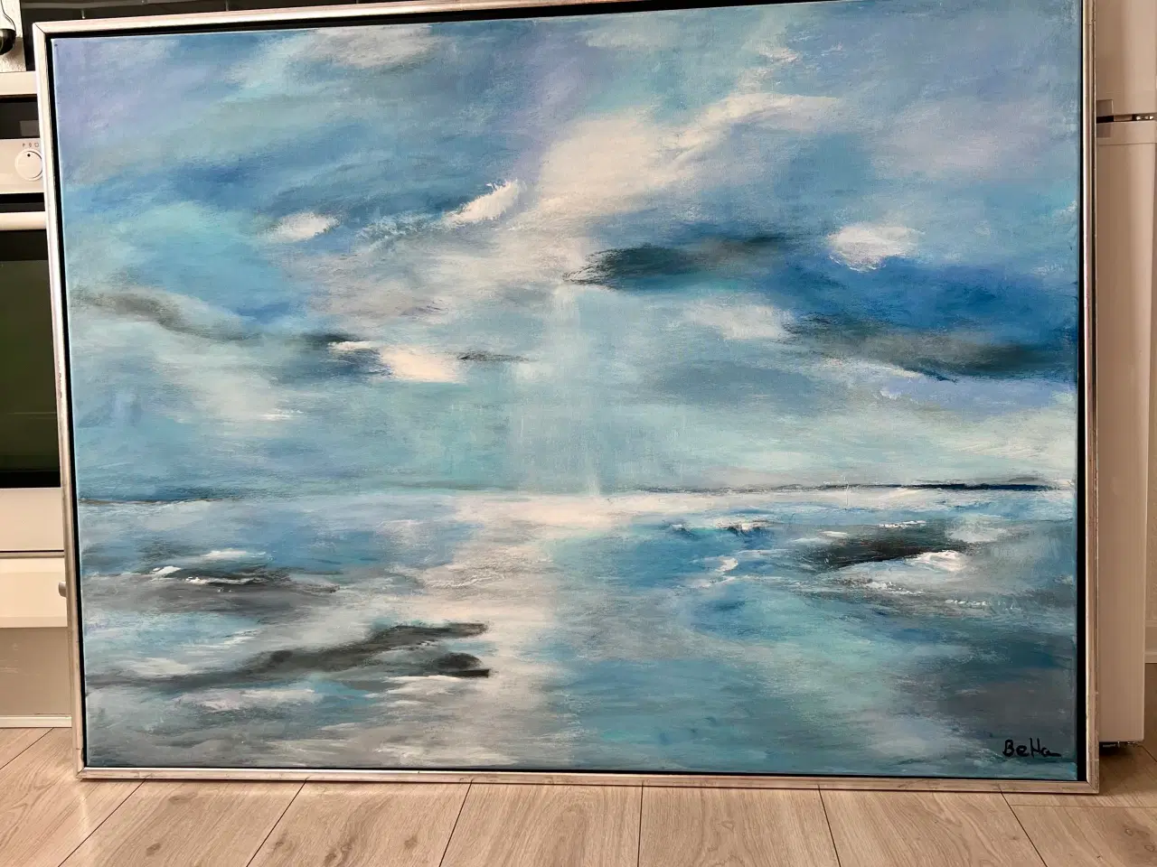 Billede 1 - Abstrakt landskab. 120x90