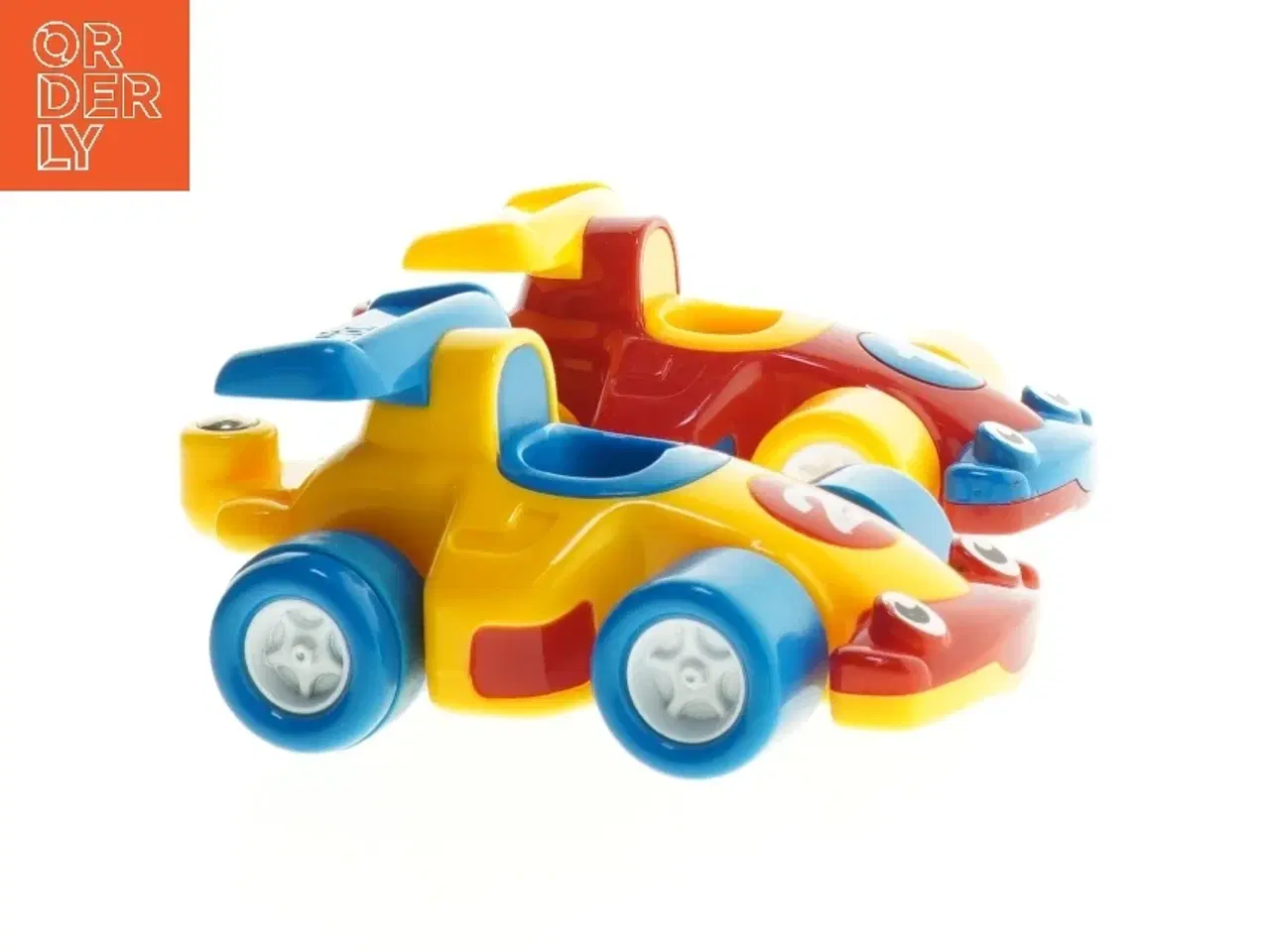 Billede 2 - Farverige plastikbyggelastbiler fra Wow (str. 15 x 8 cm)