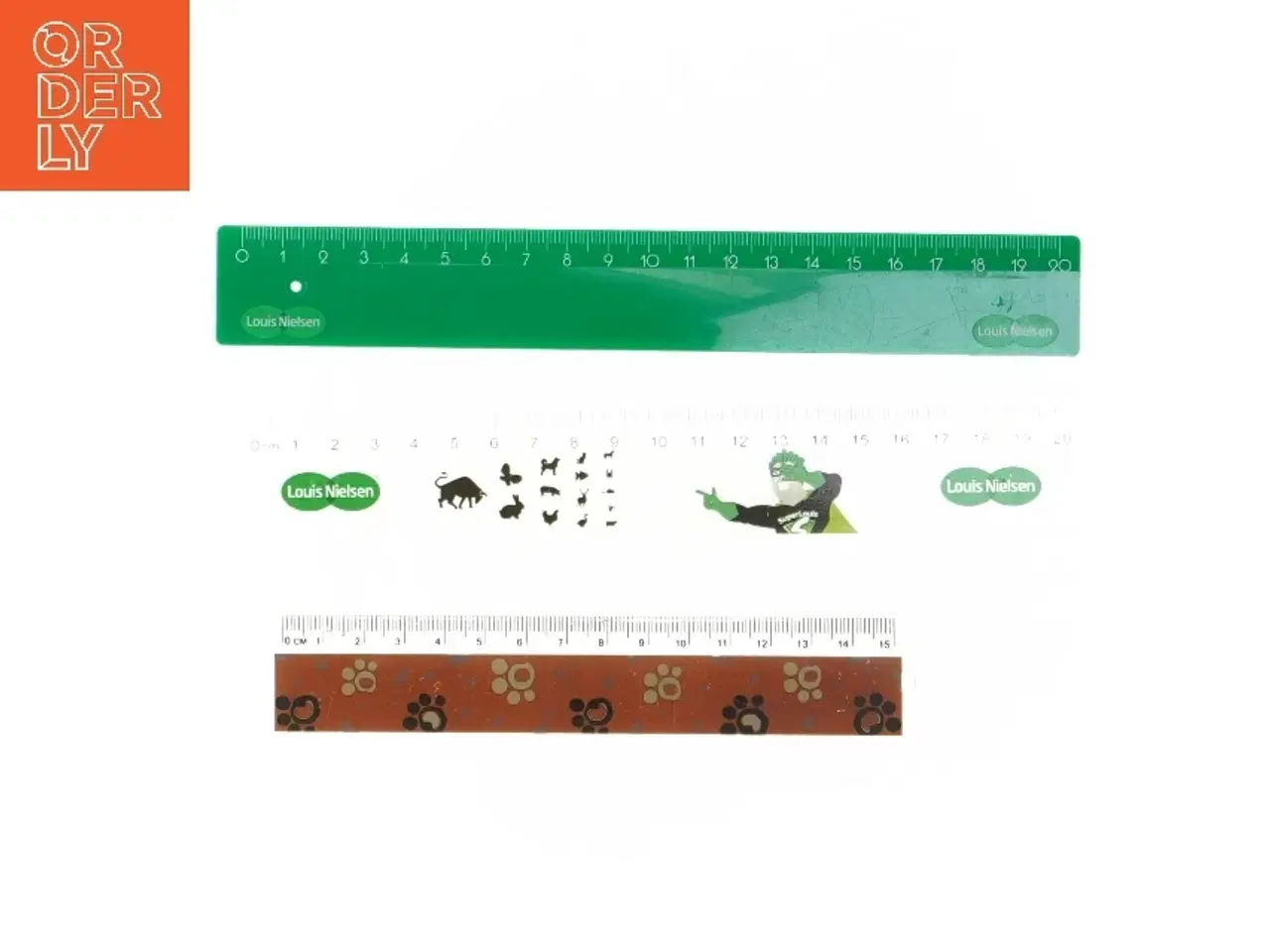 Billede 1 - Sæt af linealer fra Louis Nielsen (str. 20 cm og 15 cm)