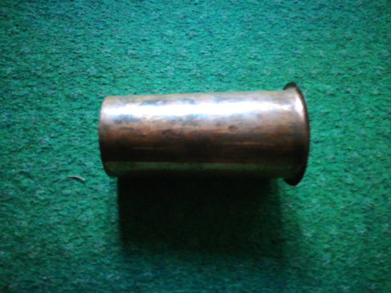 Billede 4 - Blomstervase i træ med kobberkop