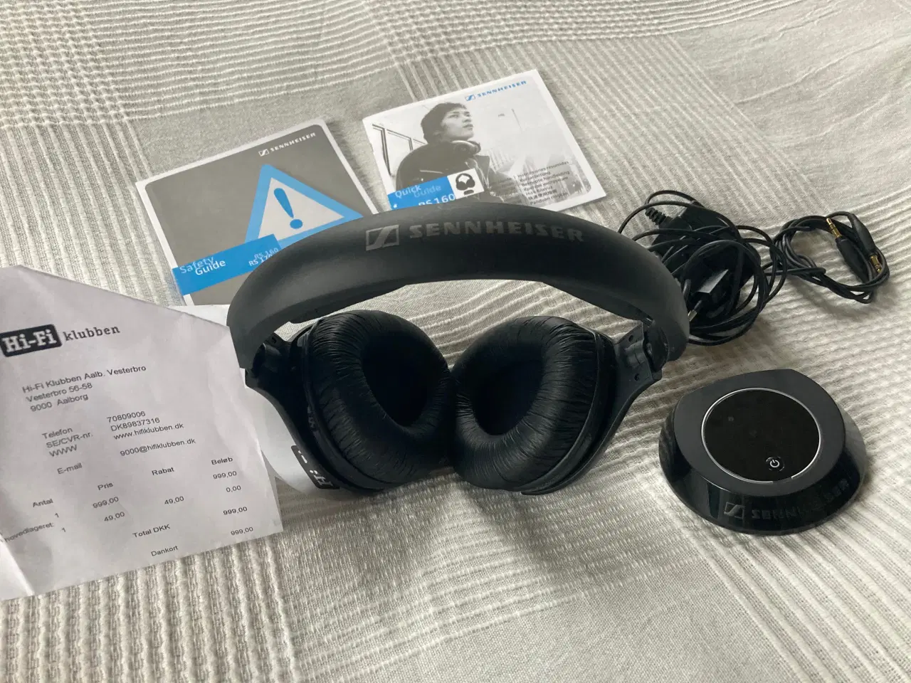 Billede 2 -  TRÅDLØSE Zennheiser  RS 160, nye.🇩🇰