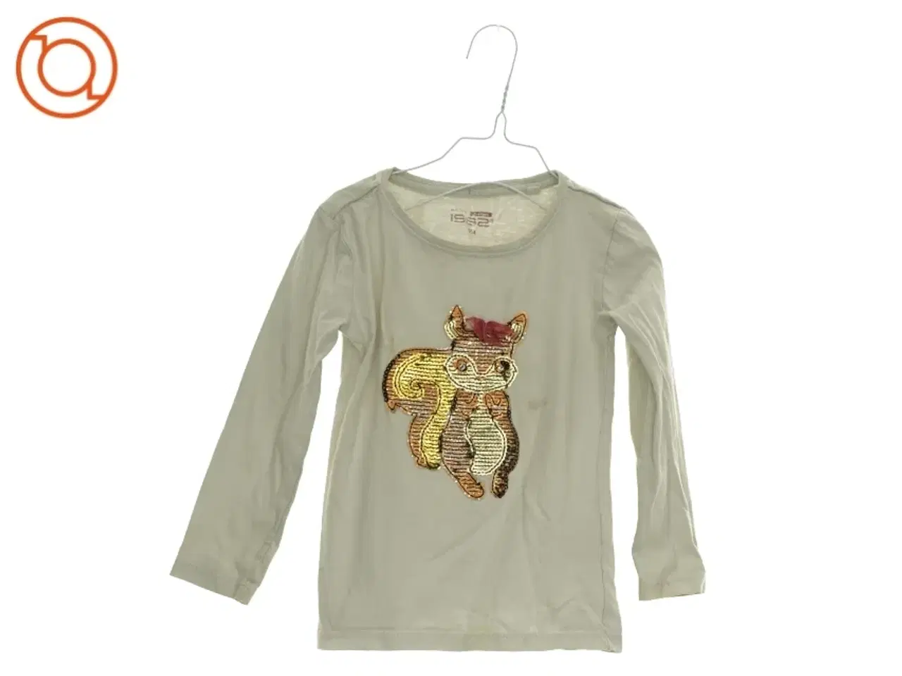 Billede 1 - Bluse med egern (str. 104 cm)