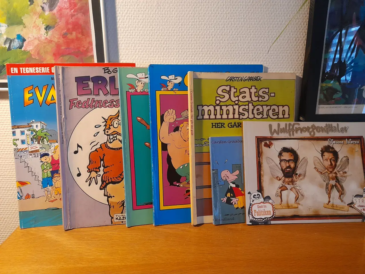 Billede 1 - Forskellige tegneserier