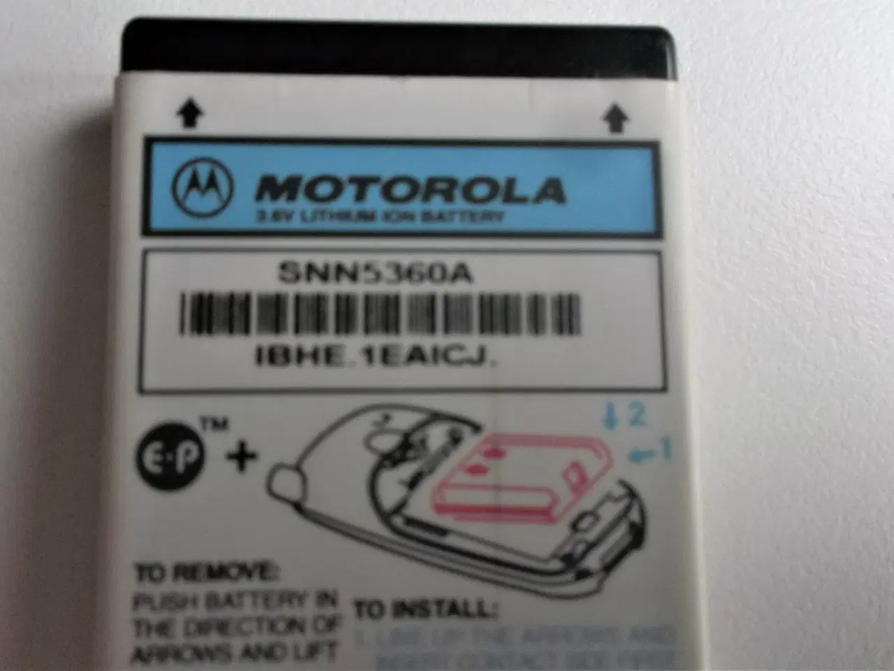 Billede 3 - Originalt Motorola SNN5360A Li-Ion batteri 3,6V