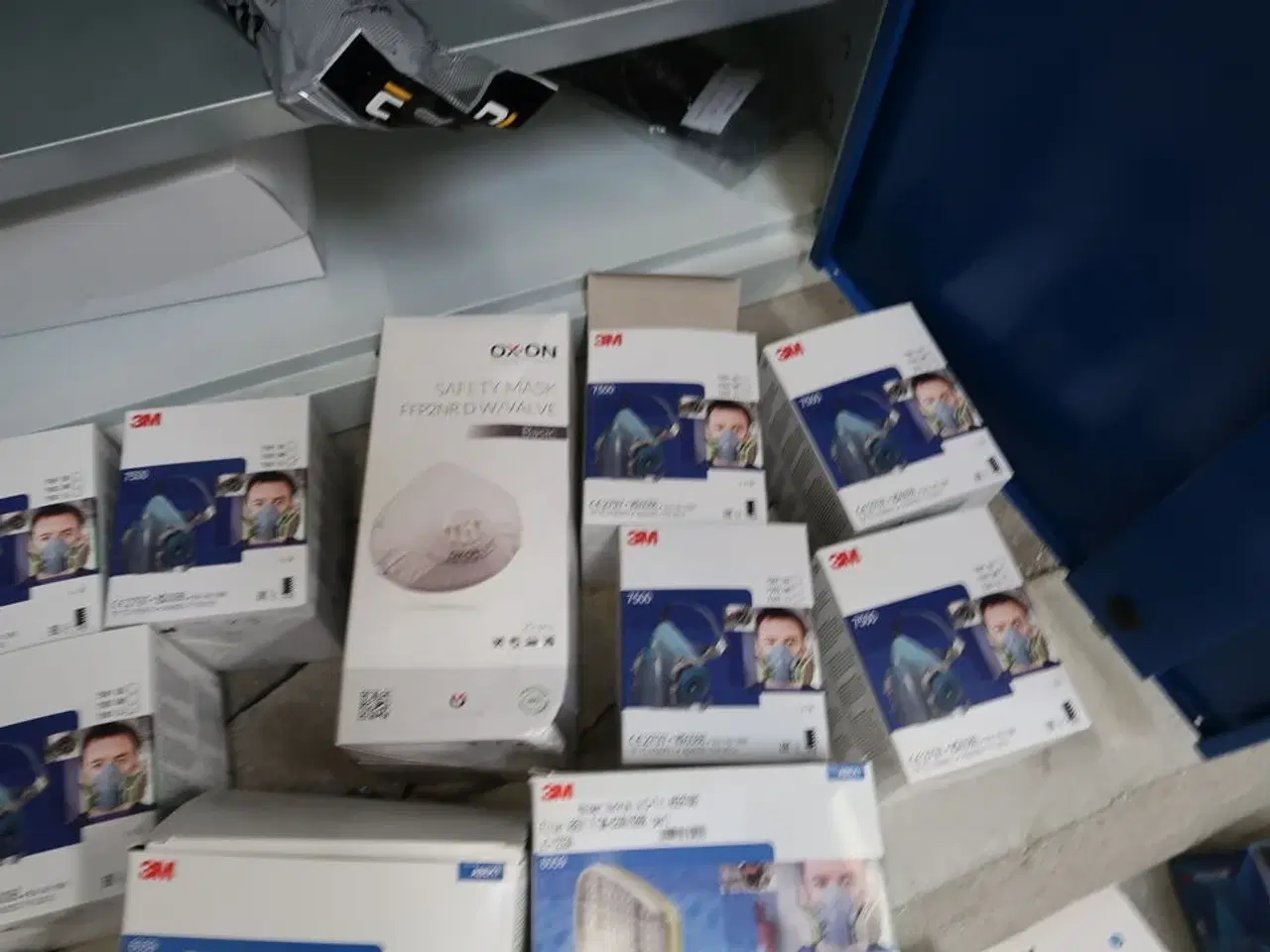 Billede 7 - Div. Åndedrætsværn 3M, filtre, masker m.m.
