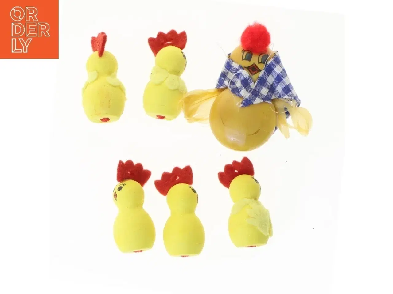 Billede 1 - Dekorative påskekyllinger (str. 7,5-5 cm)