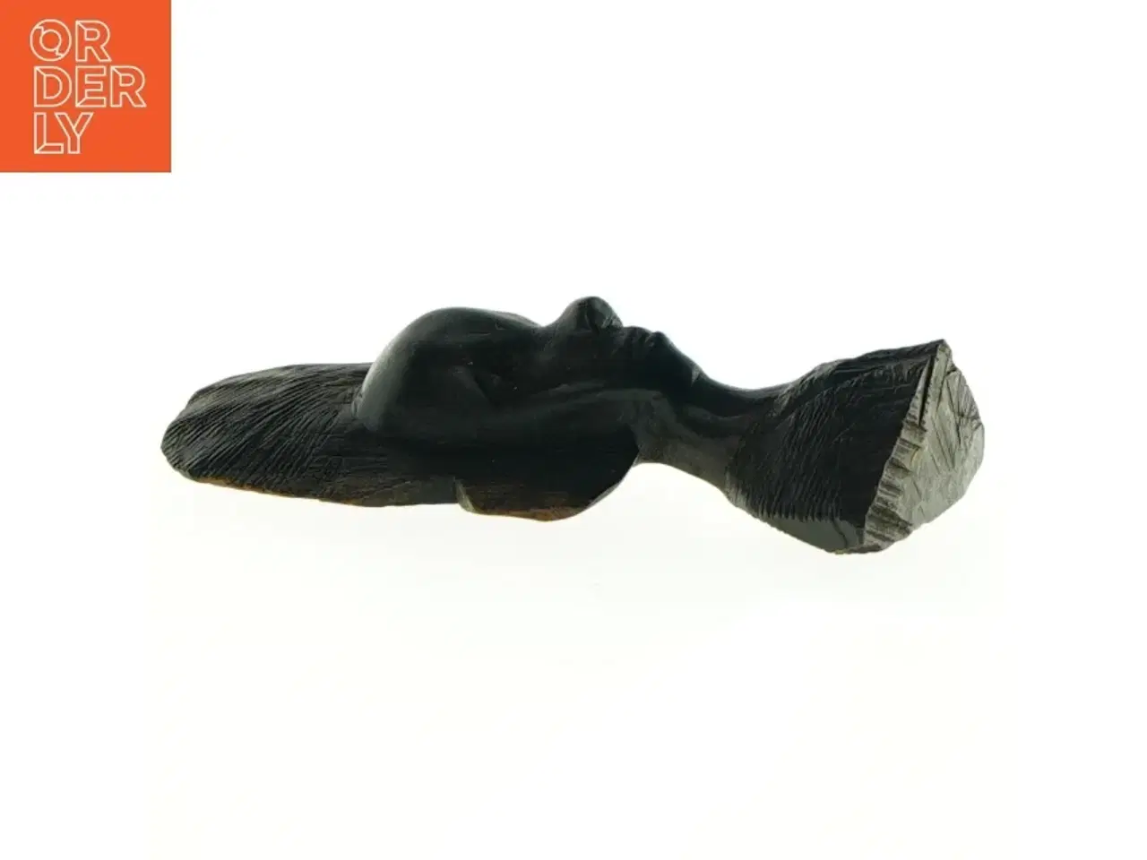 Billede 4 - Træskulptur af figur (str. 13 x 6 cm)