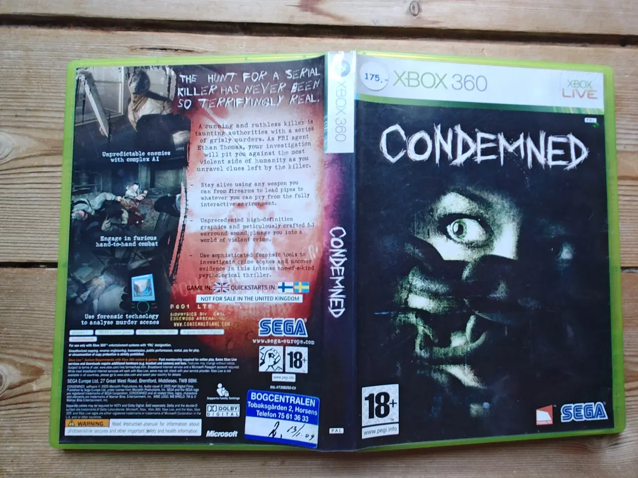 Billede 1 - Condemned til XBOX360 - XBOX 360