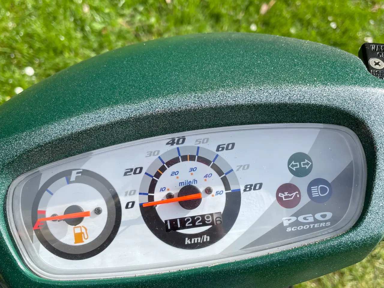 Billede 2 - Pgo hot 50 sælges (41 km/t glimmer grøn)