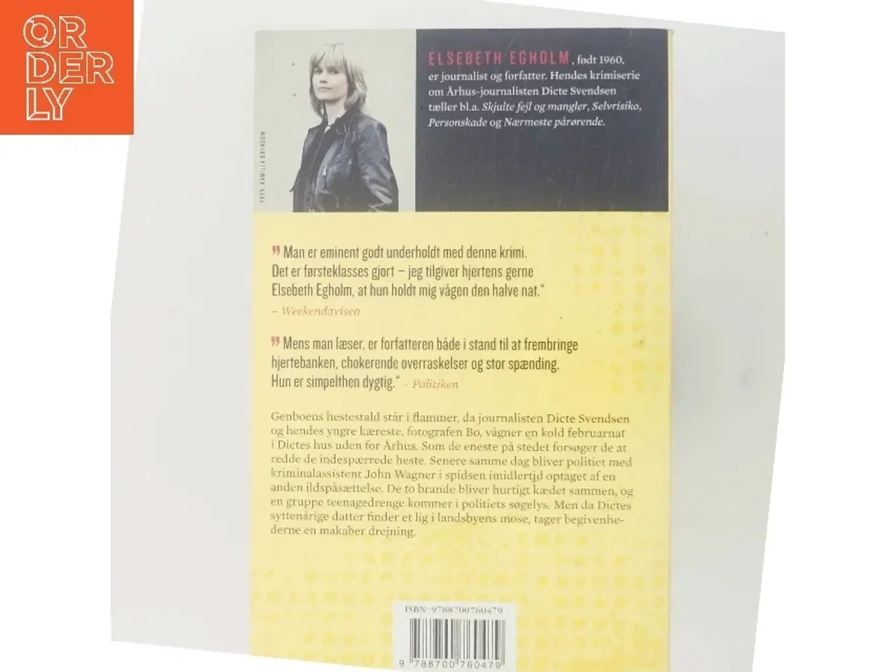 Billede 3 - Selvrisiko af Elsebeth Egholm (Bog)