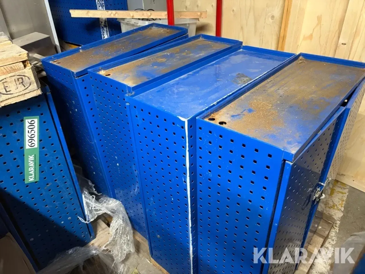 Billede 3 - Værkstedsskab 4 styk.