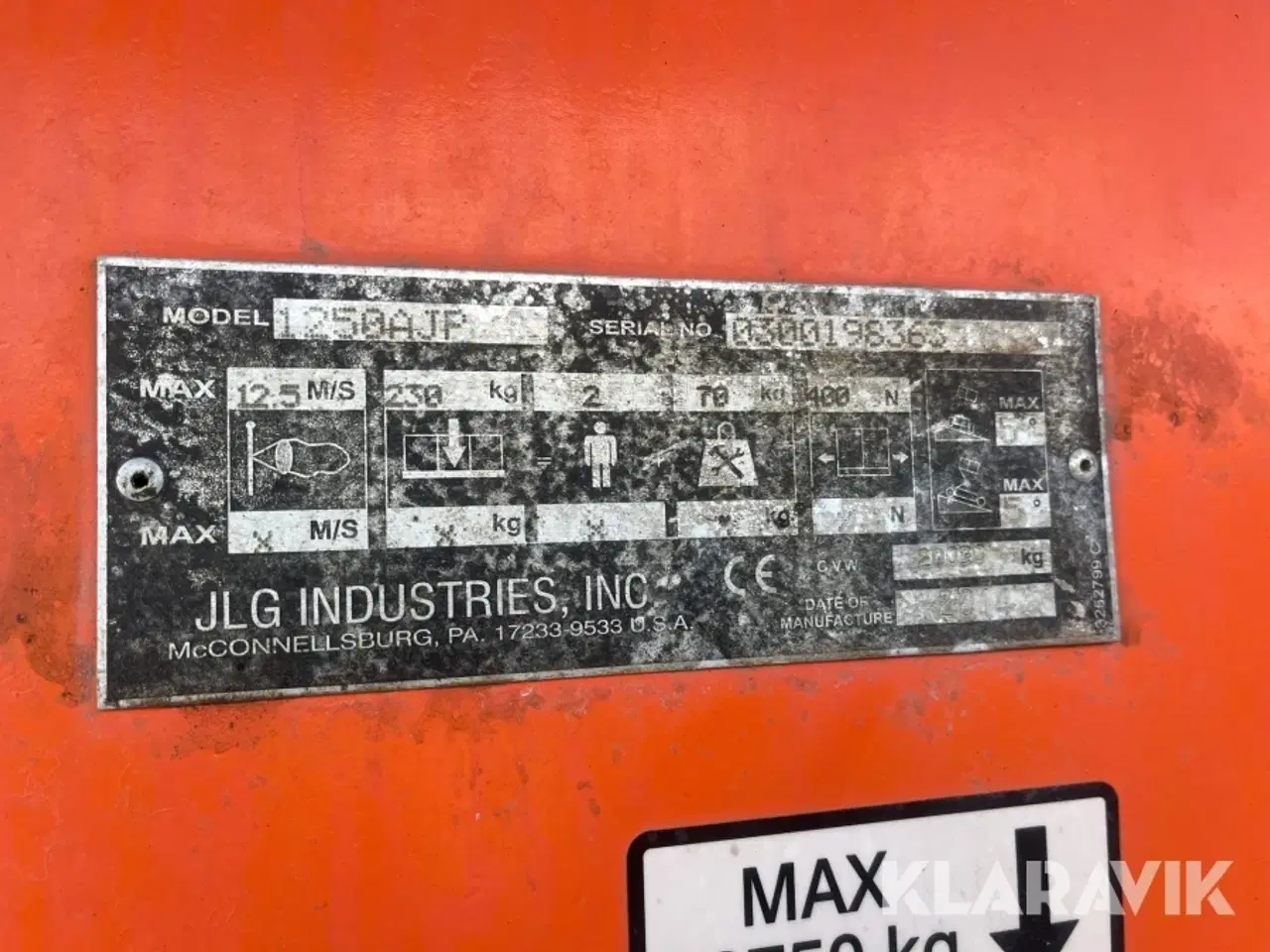 Billede 8 - Knækarmsbomlift JLG 1250AJP 40.3meter