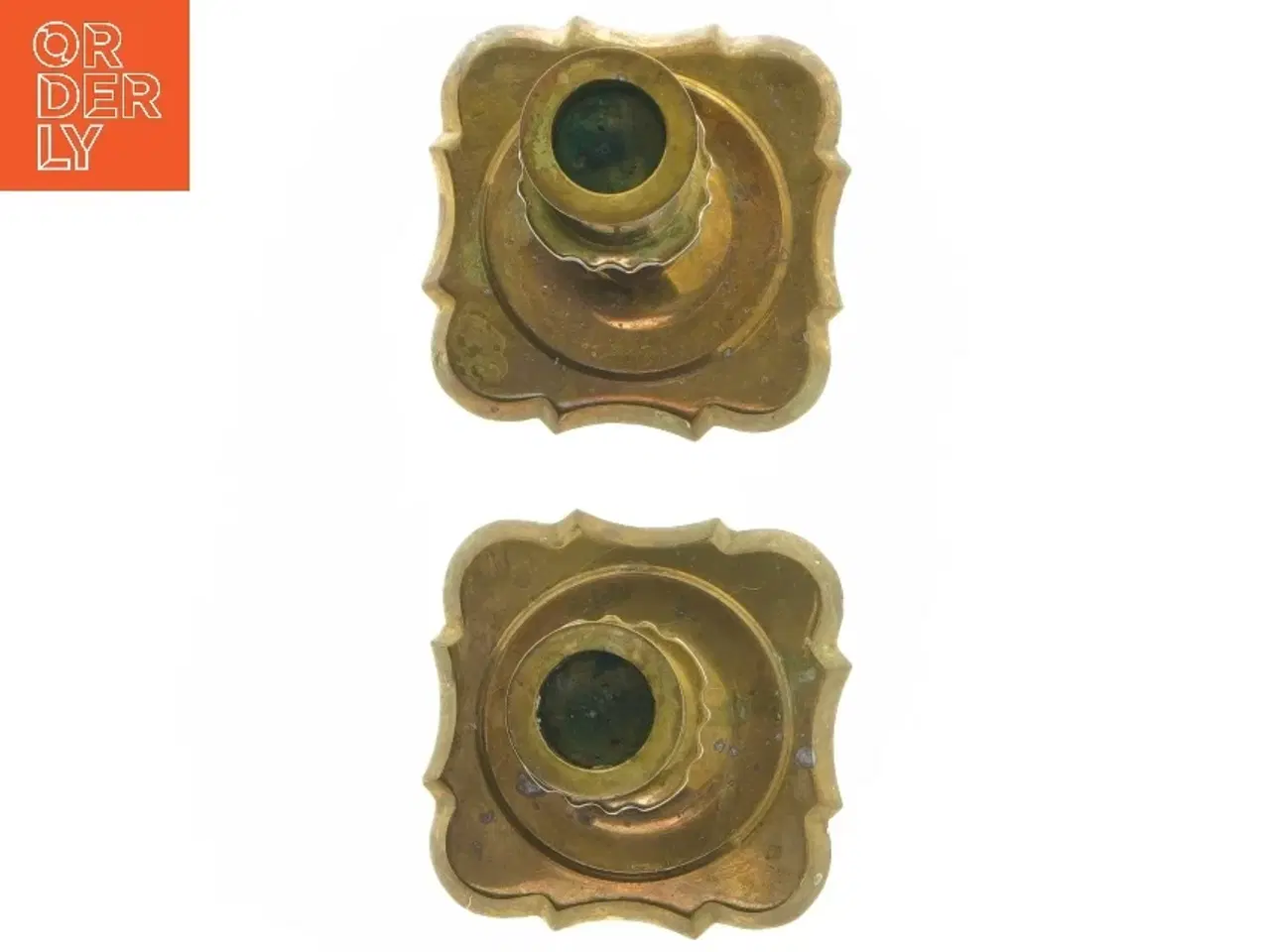 Billede 4 - Messing lysestager (str. 17,5 cm)