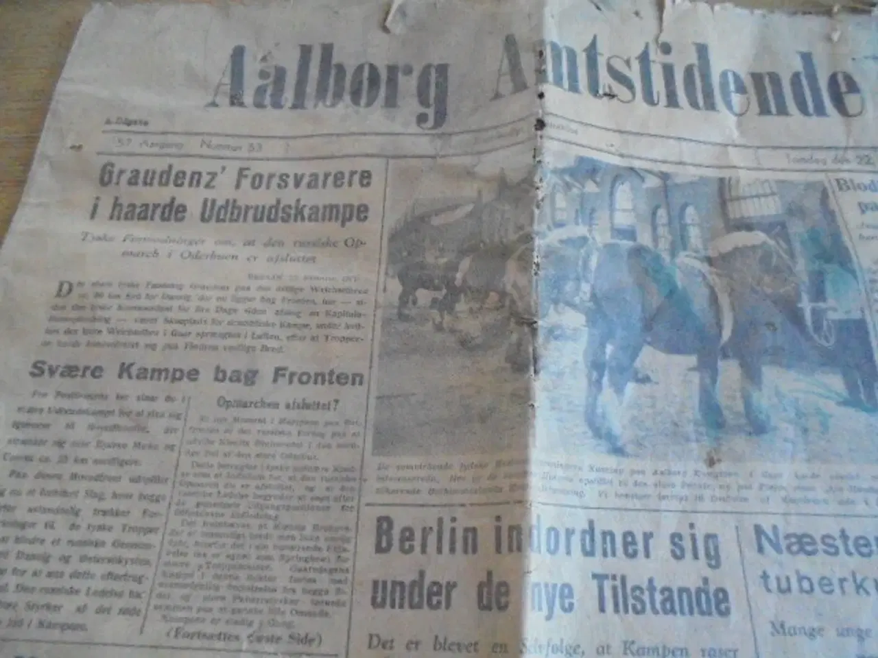Billede 2 - Aalborg Amtstidende 22. februar 1945 