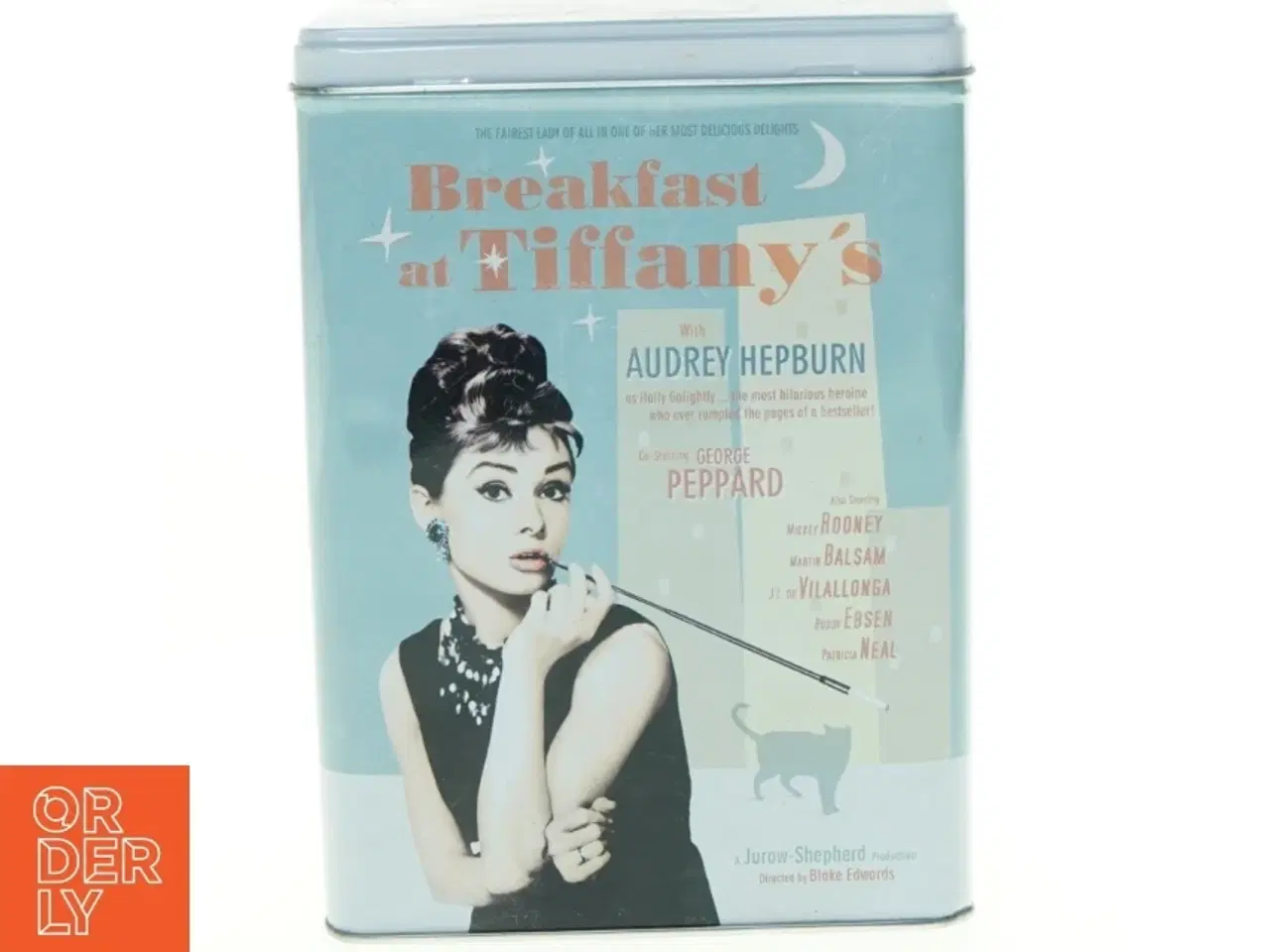 Billede 1 - Blikæske med &#39;Breakfast at Tiffany&#39;s&#39; Motiv fra Nostalgic-art (str. 20 x 10 x 14 cm)