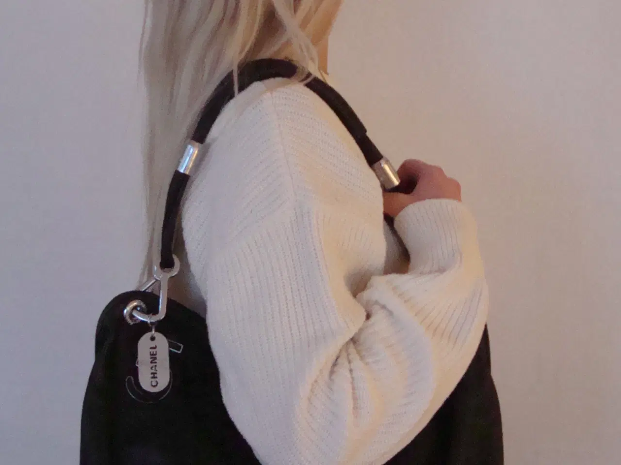 Billede 1 - Stor flot skuldertaske og flot pung.