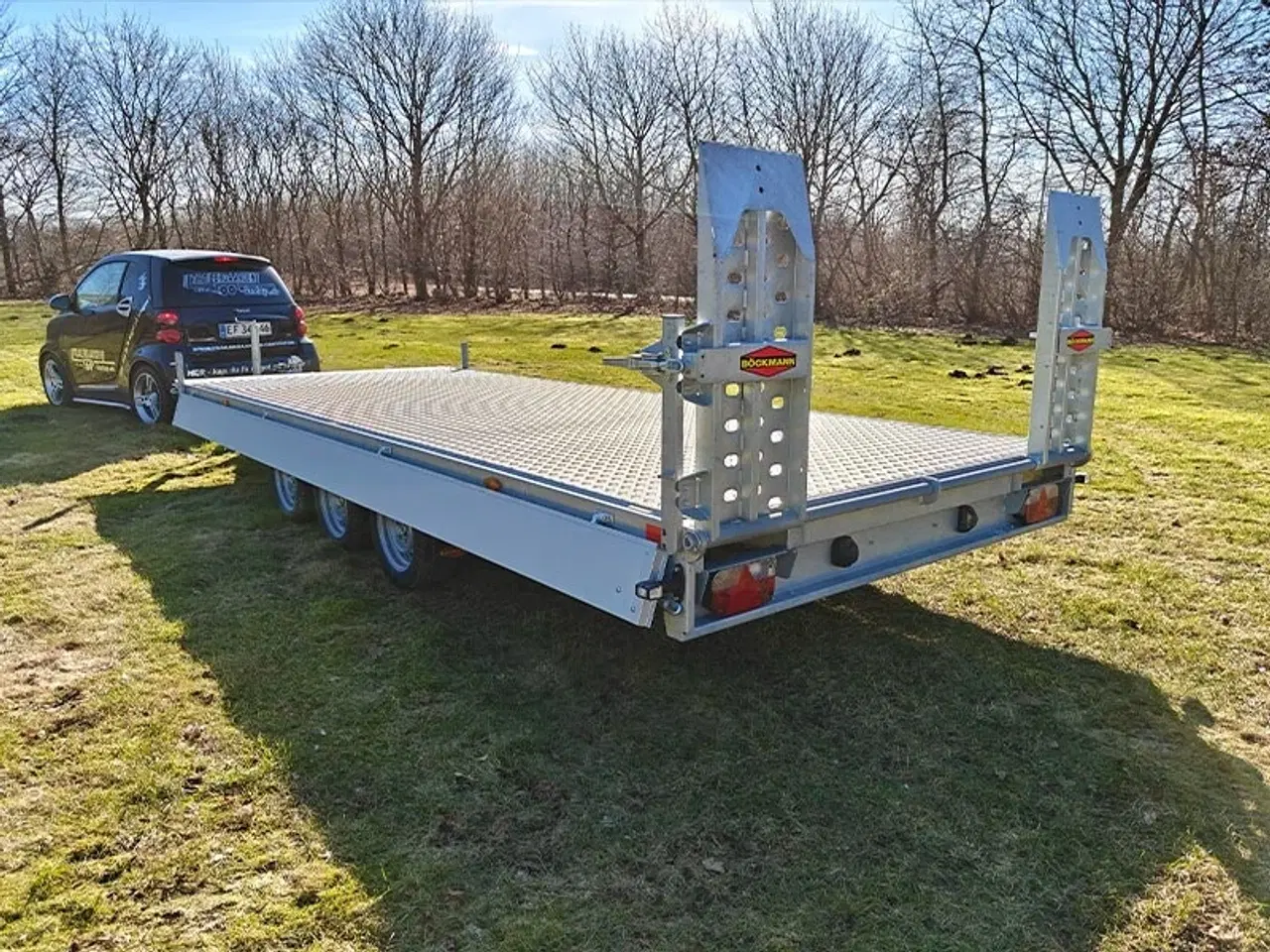 Billede 4 - Böckmann Maskintrailer - tip - Alu bund - LED baglygter