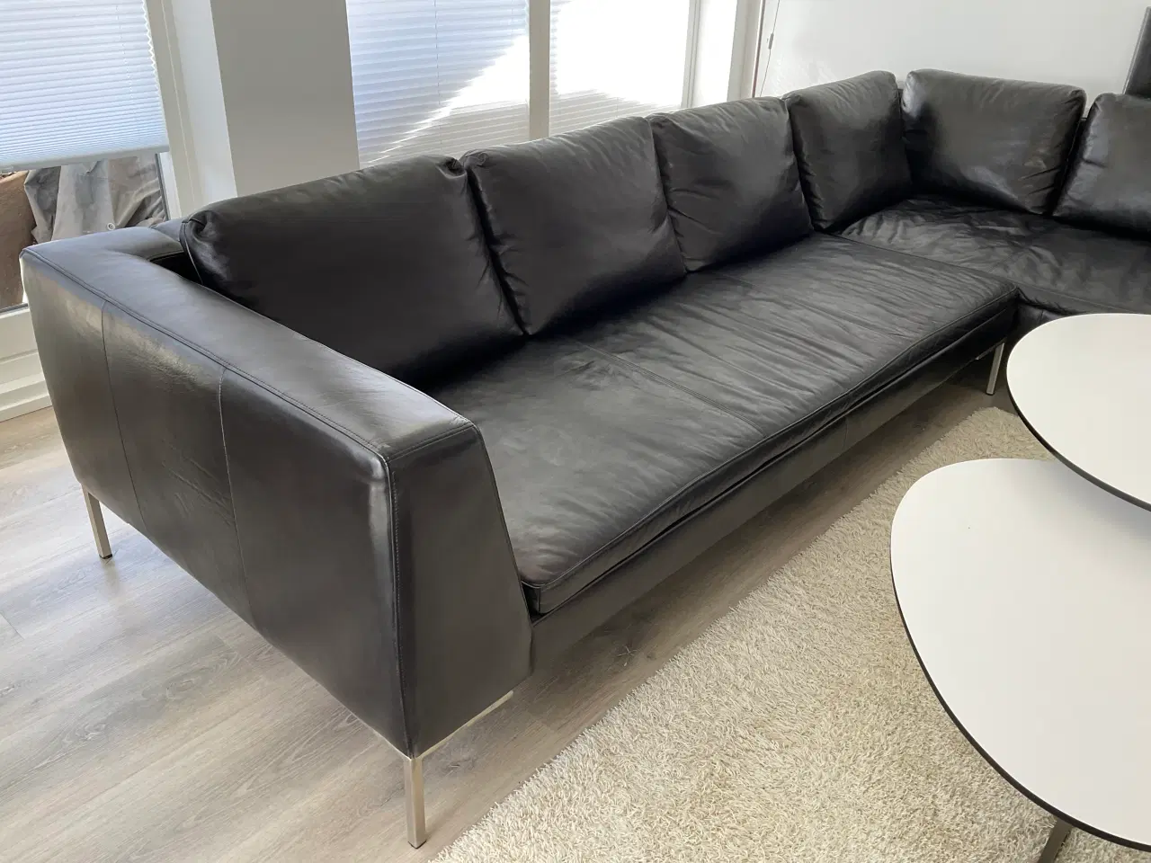 Billede 2 - Sort designer loungesofa
