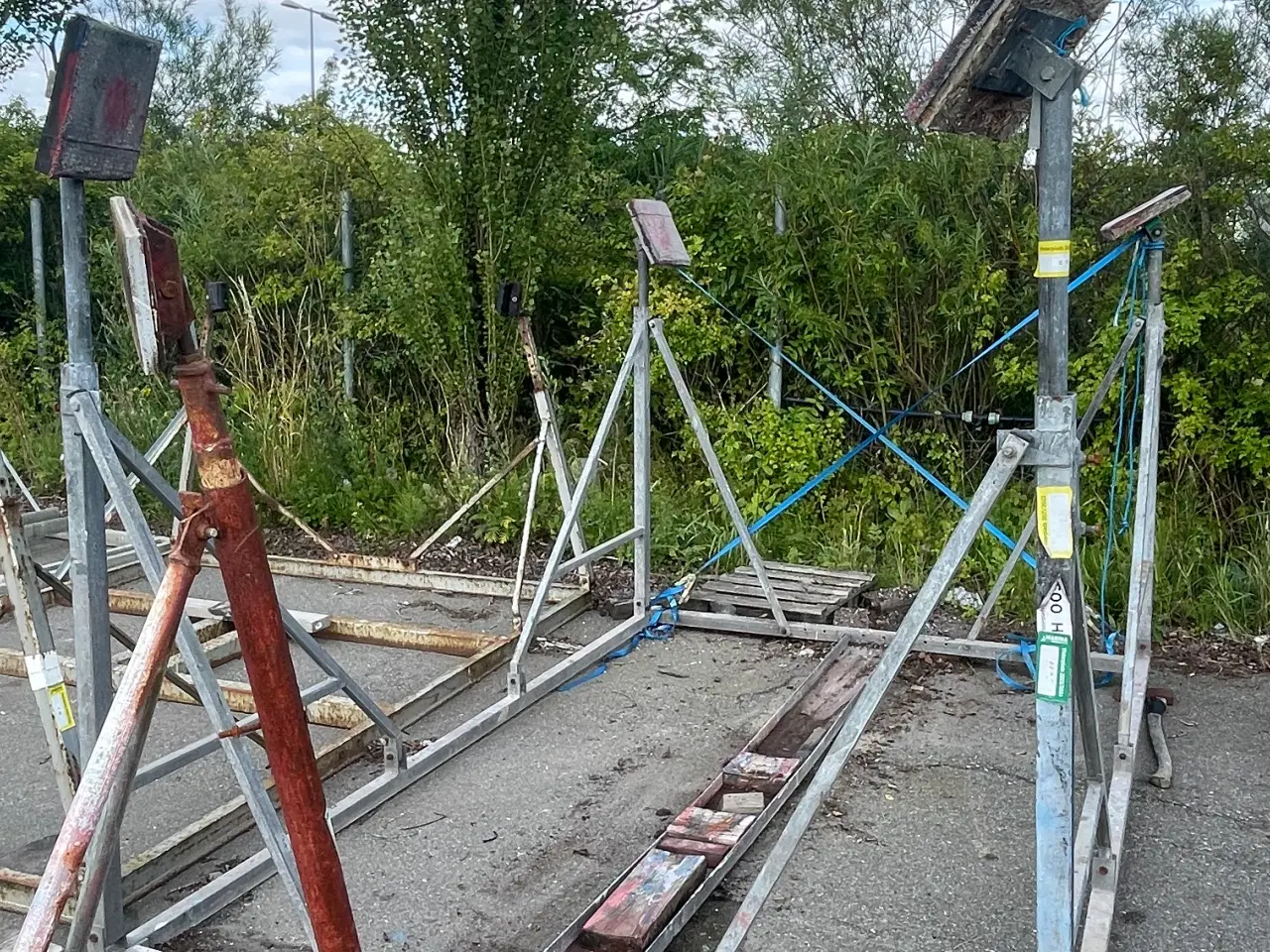 Billede 2 - Bådstativ galvaniseret 