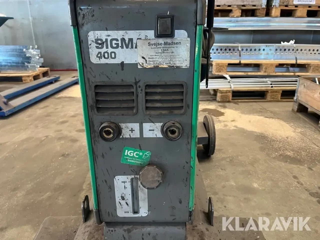 Billede 12 - Svejsemaskine Migatronic Sigma 2 400 MWF 41 uden svejseslanger