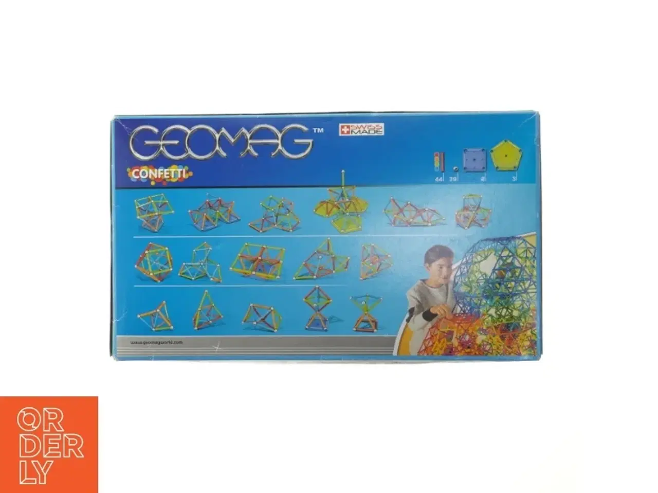Billede 2 - Geomag Confetti byggesæt fra Geomag (str. 88 stykker i)