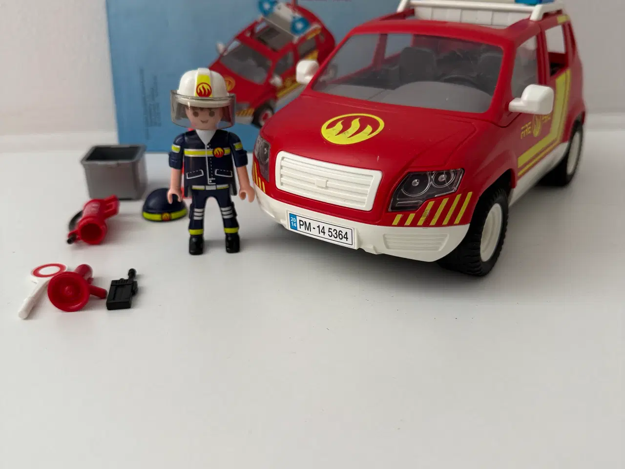 Billede 1 - Playmobil 5364 brandbil m/brandchef, blink og lyd