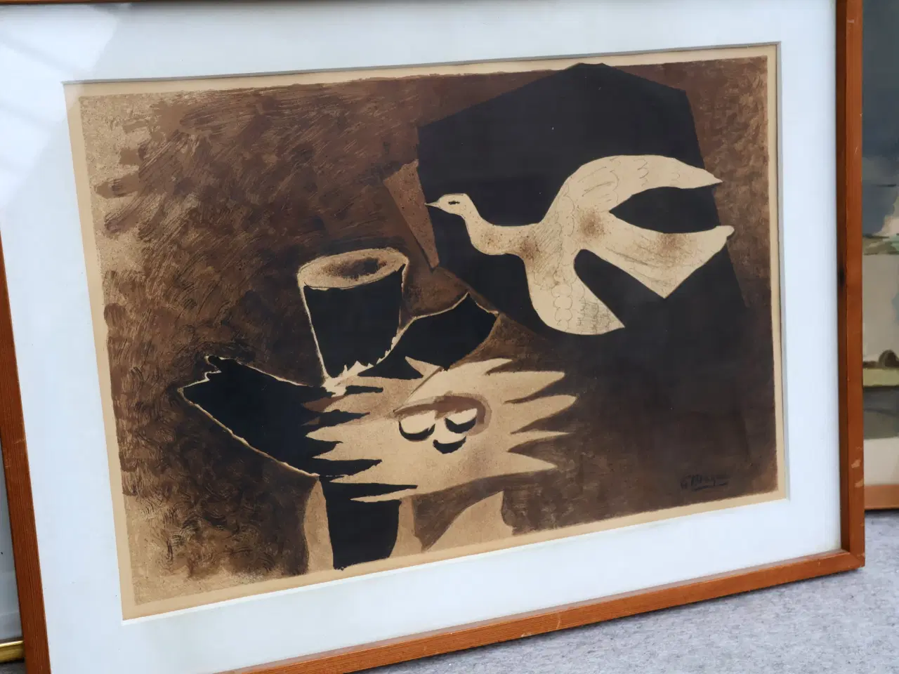 Billede 4 -  11 Stk Div litografier, malerier m.m. 