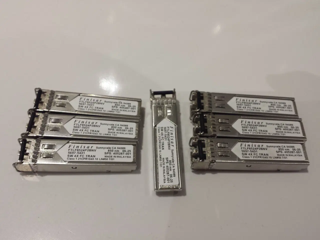 Billede 3 - 7 x Finisar SFP Mini-GBIC Optiske Transceivere