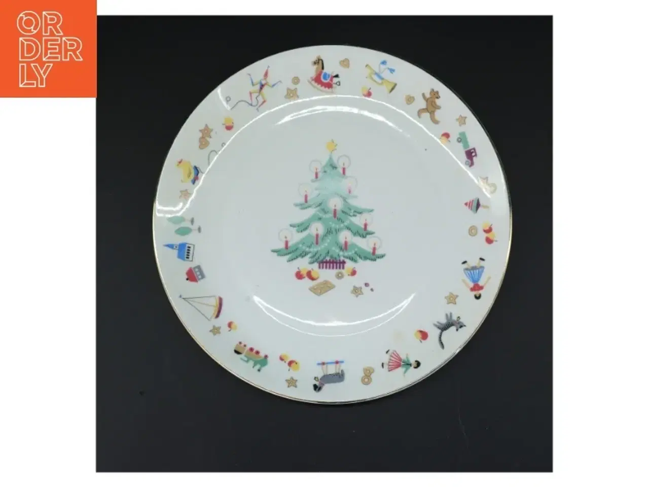Billede 4 - Dekorative juleplatter fra H&G (str. Ø 26 cm)