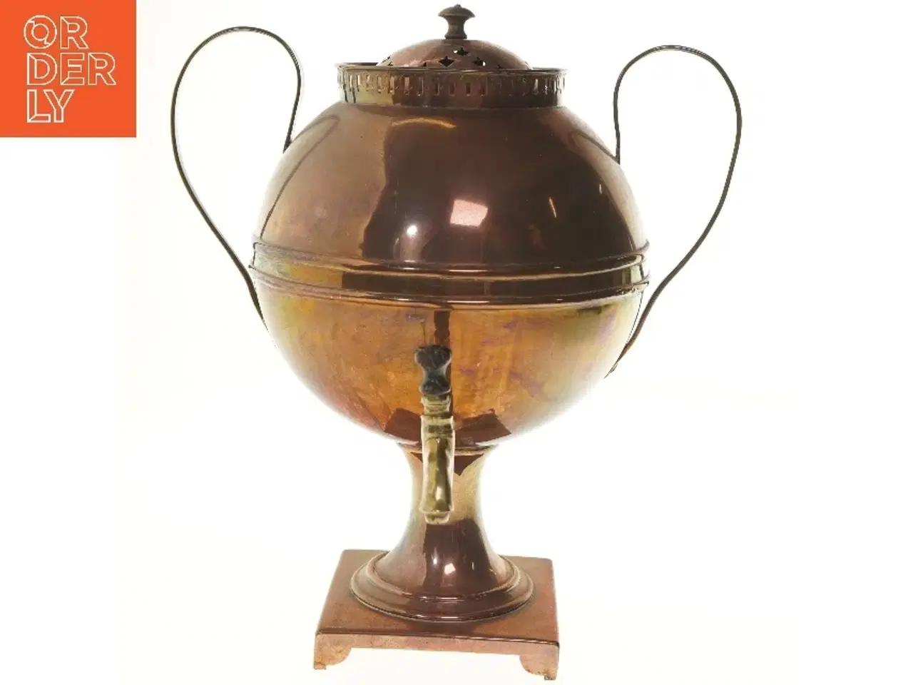 Billede 2 - Kobbersamovar (str. 40 cm)