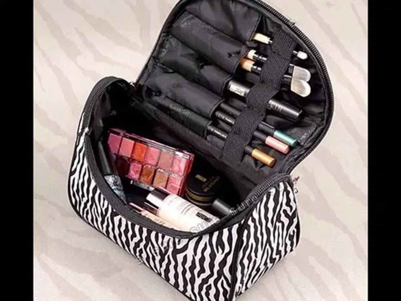 Billede 1 - zebra kosmetiktaske kosmetikpung taske