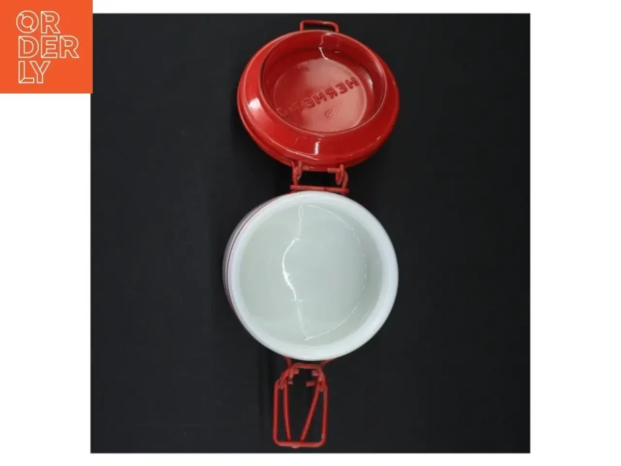 Billede 5 - Emailleret beholder med låg (str. 15 x ø 9 cm 11 x ø 9 cm)