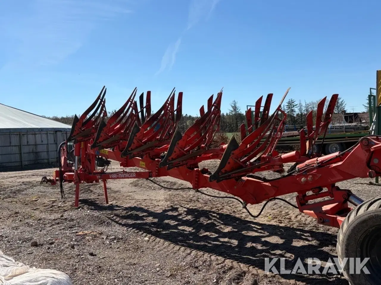 Billede 7 - Halvbugseret vendeplov Kuhn Vari-manager VMG8EH53 8 furet