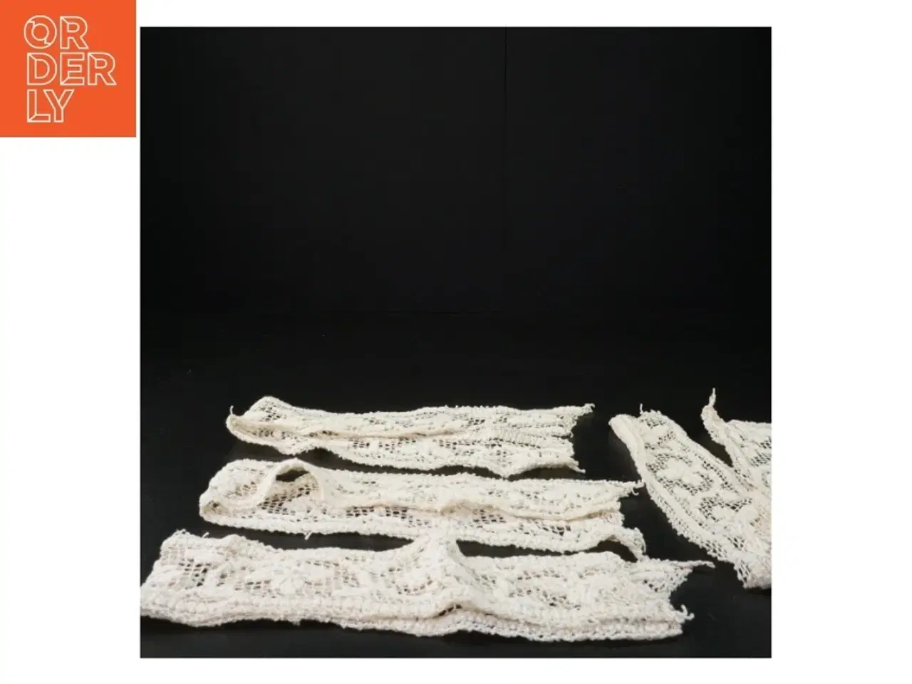 Billede 2 - Blondebånd (str. 46 x 6 cm og 47 x 6 cm)