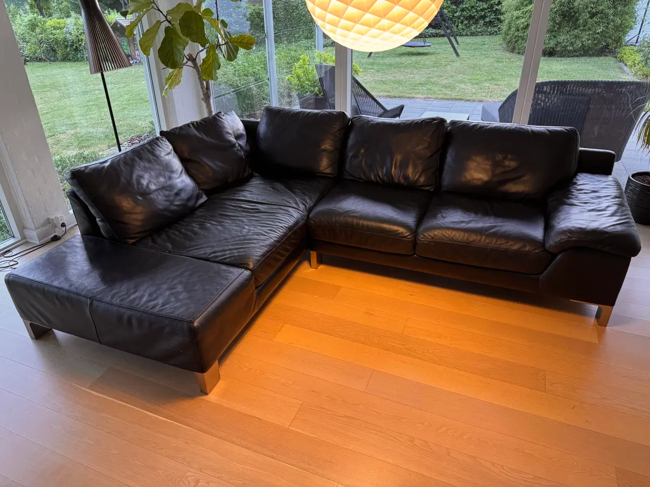 Billede 1 -  Natuzzi lædersofa