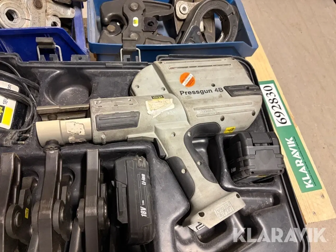 Billede 4 - Presmaskine Viega Pressgun 4B - med presklemmer