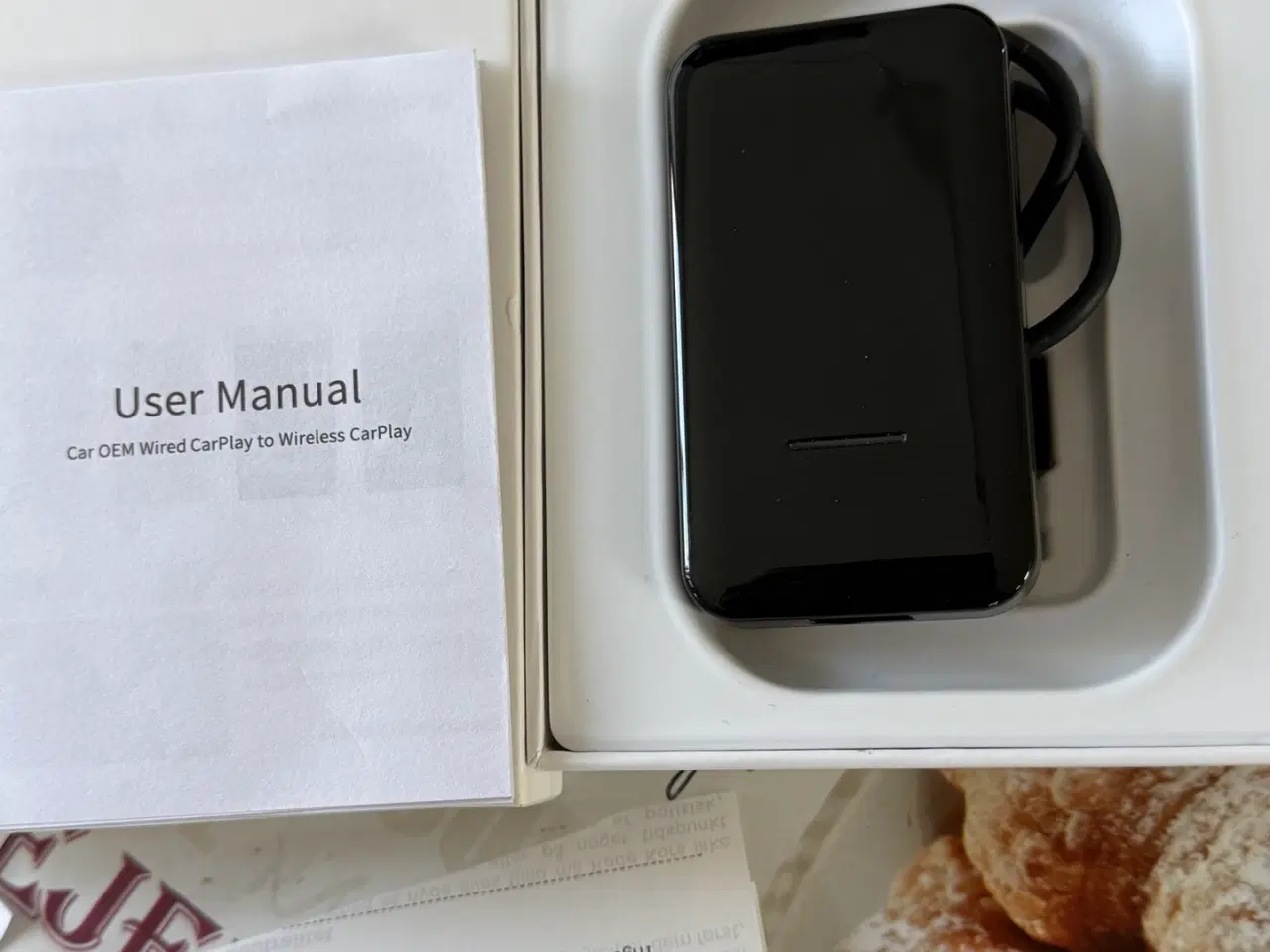 Billede 2 - Trådløs Apple CarPlay Dongle,  brugt meget lidt