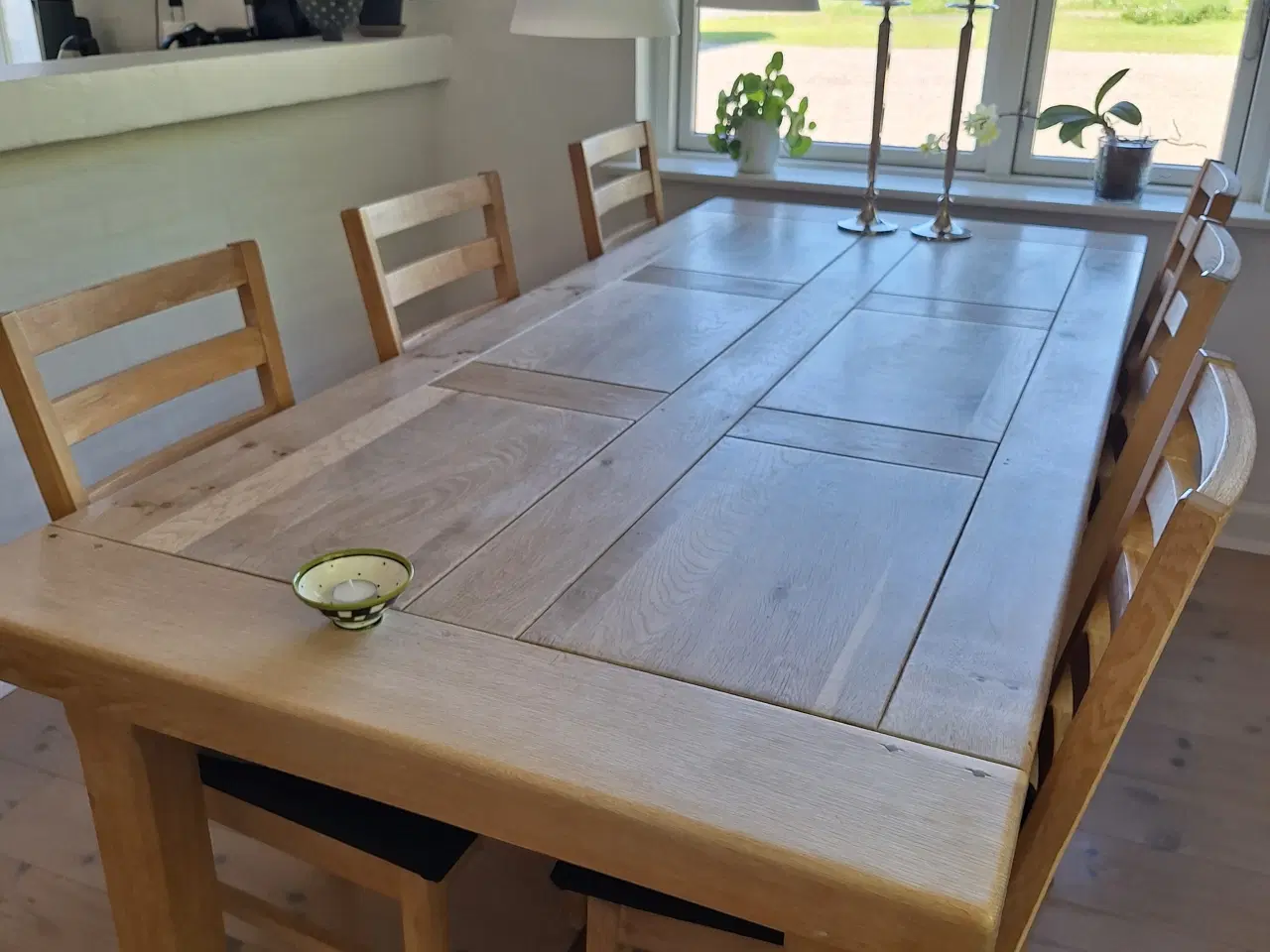 Billede 2 - Plankebord i masiv eg