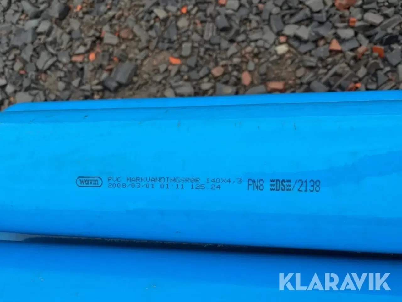 Billede 8 - Markvandingsrør Wavin PVC 140x4,3 22 styk