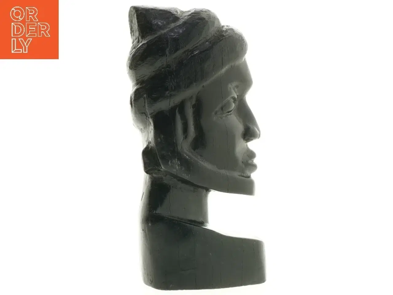 Billede 2 - Skulptur af afrikansk mand (str. 22 cm)