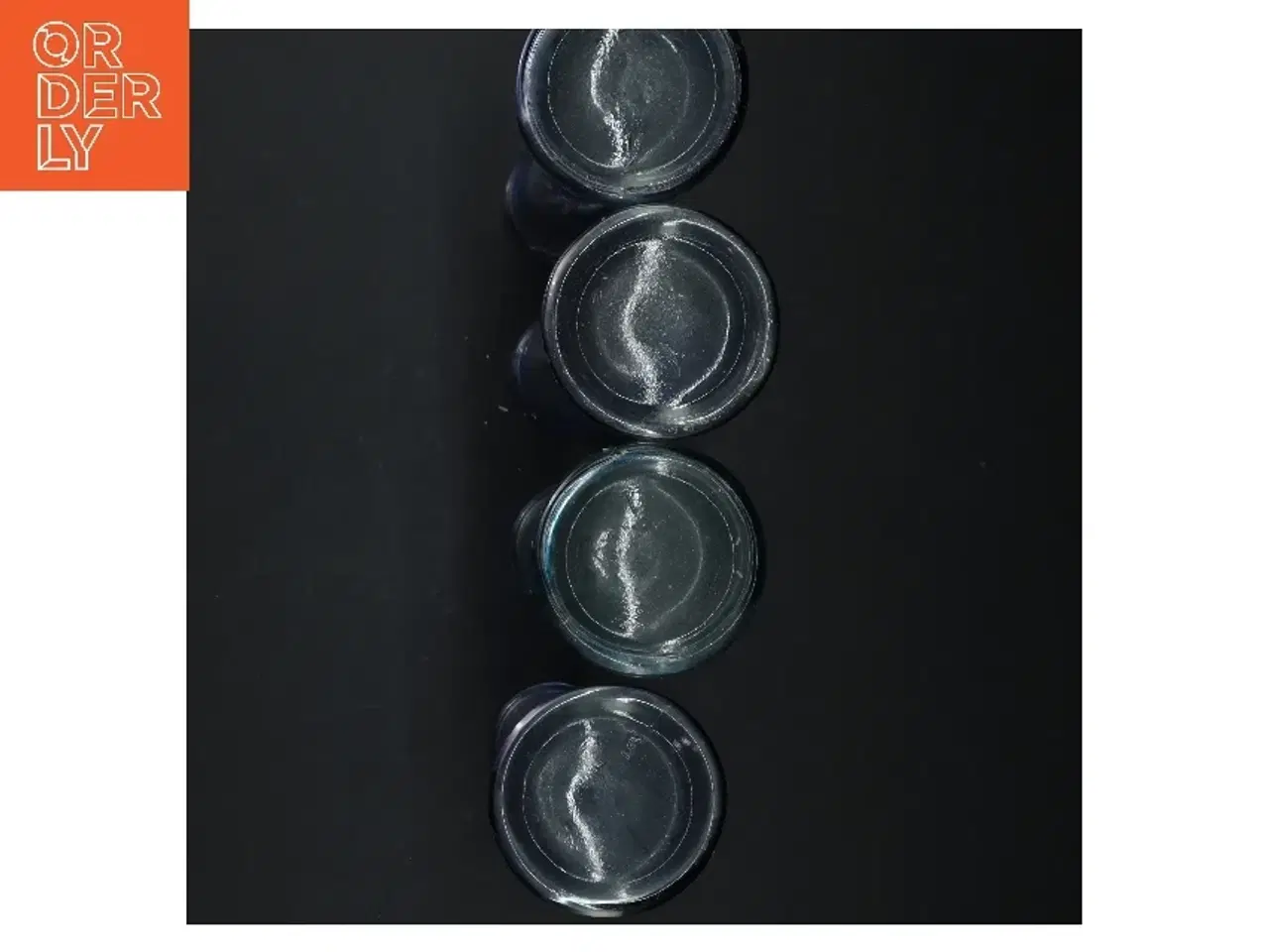 Billede 4 - Blå glasvaser (str. 20 cm)