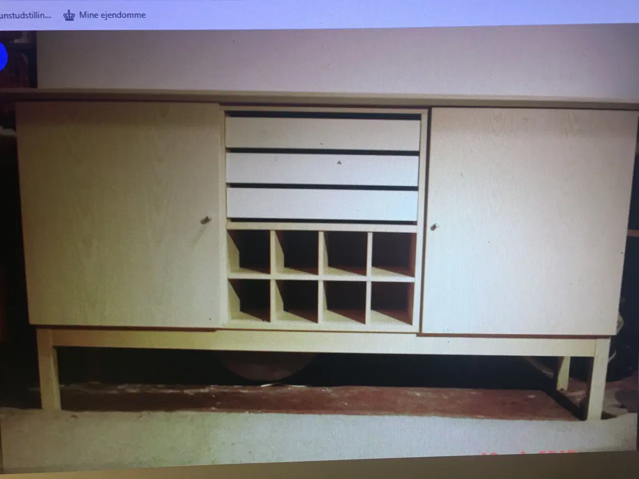 Billede 1 - Skænk hvid ask, ny. Mrk KM, Klim møbler