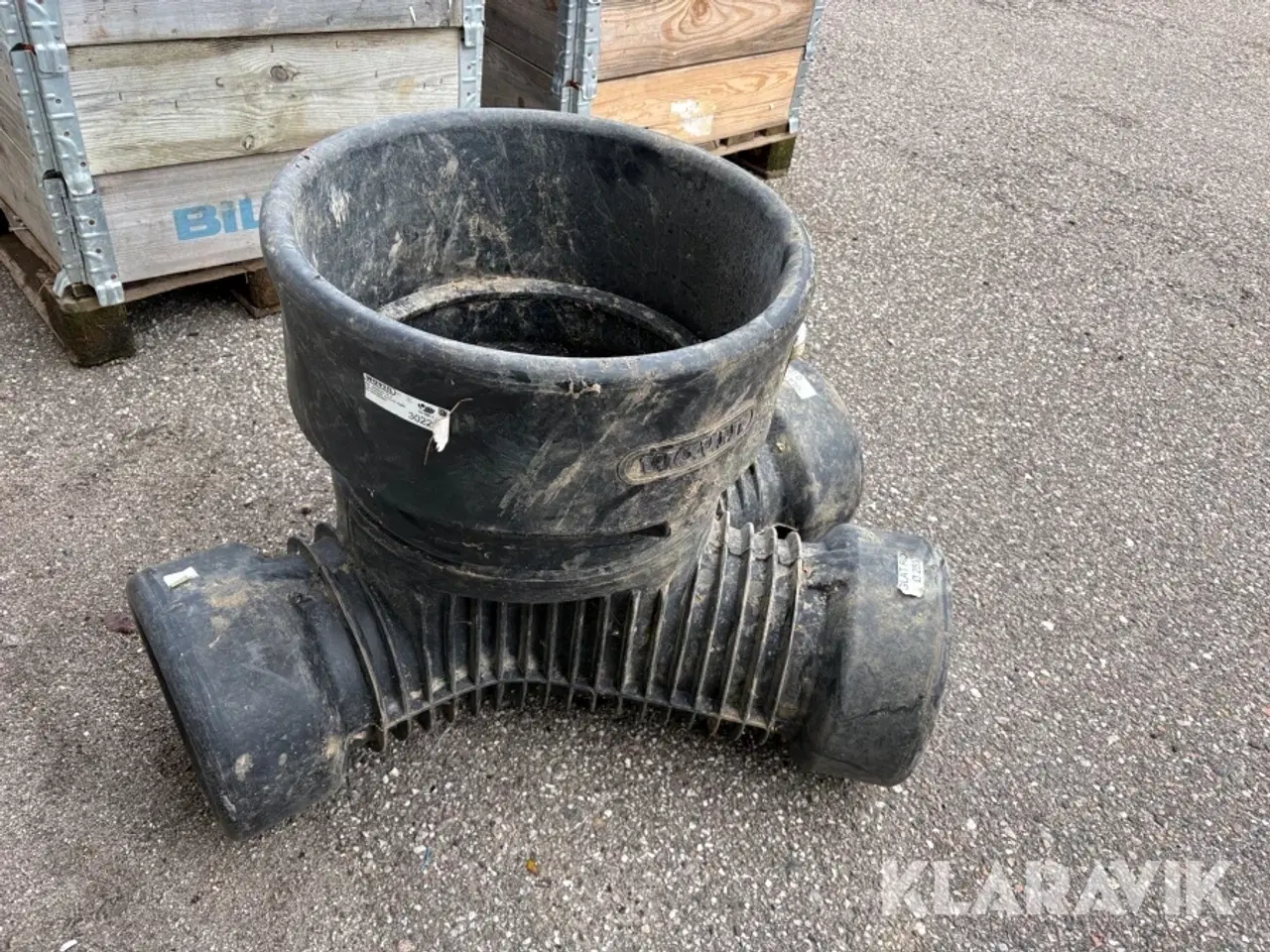 Billede 3 - Brøndbynd Wavin med 3 styk 250mm indføringer