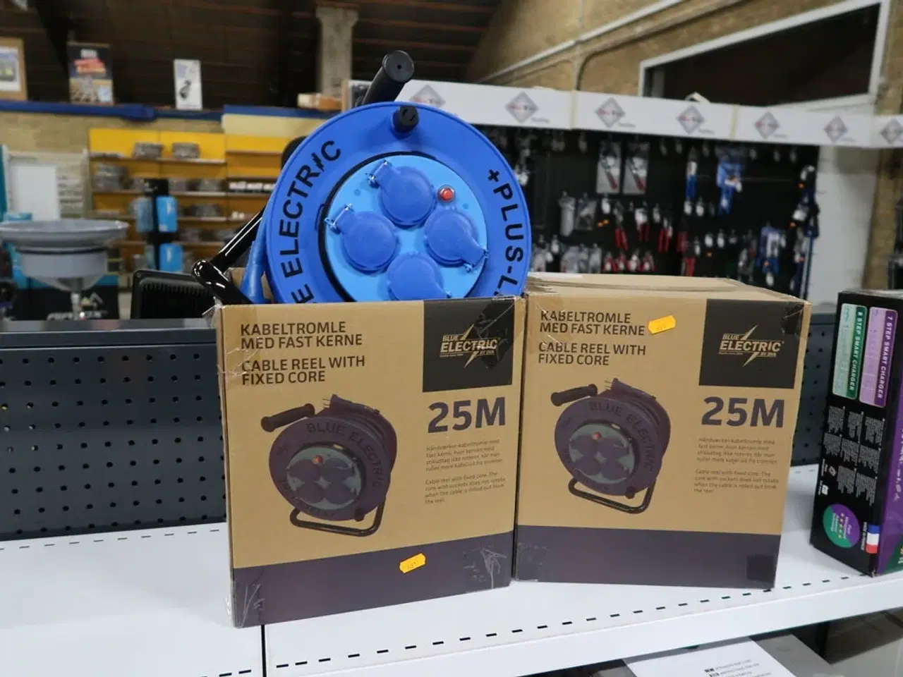 Billede 1 - 2 stk. kabeltromler BLUE ELECTRIC