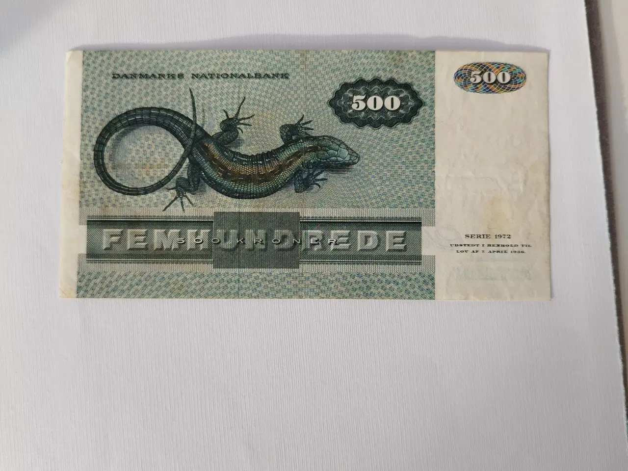 Billede 3 - Firben 500 kr - 1972