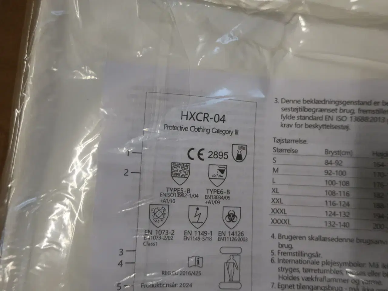 Billede 5 - Heldragt GUARDIAN CLASSIC type 5/6 3XL (50 stk.)